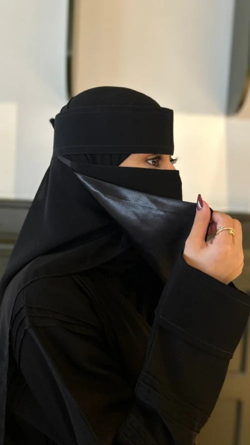 6 نقابات مبطنه حرير