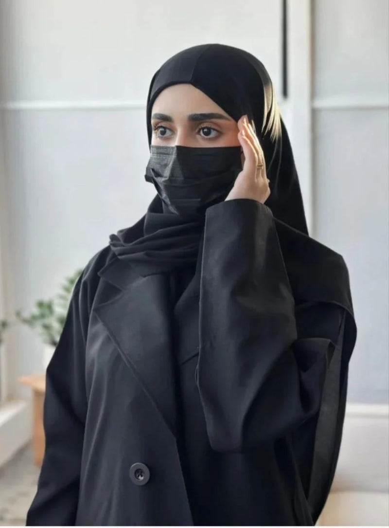 طرحه شيفون مبطنه قطن على الاطراف